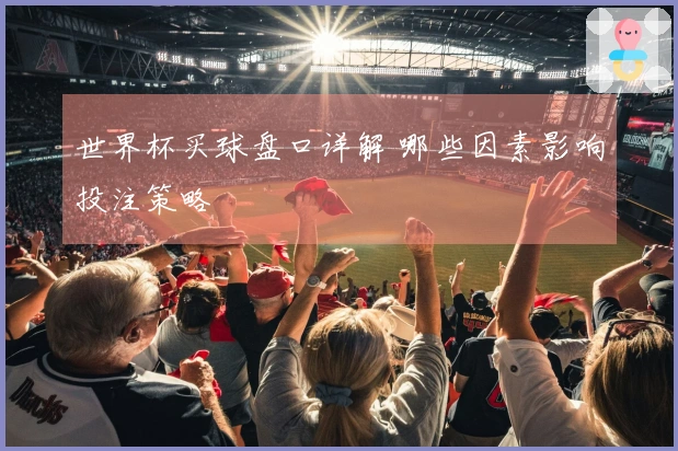 世界杯买球盘口详解 哪些因素影响投注策略