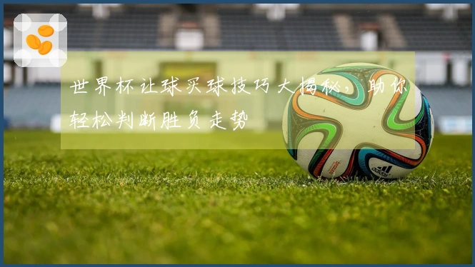 世界杯让球买球技巧大揭秘，助你轻松判断胜负走势